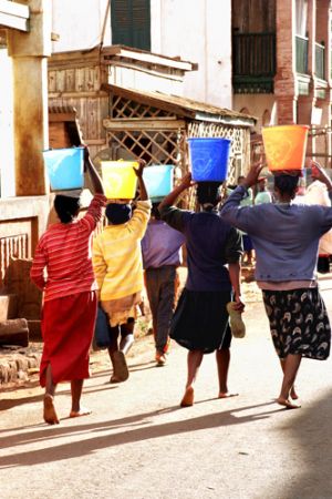 Water Bucket Ladies in Ambavalao